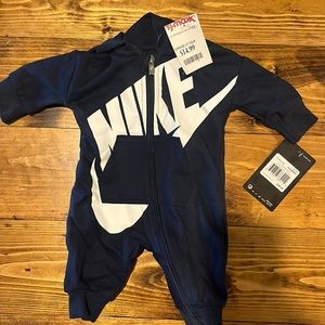 Nike onesie zip up